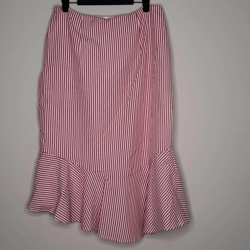 WAYF Asymmetrical Ruffled Skirt  NWT - Picture 2 of 4